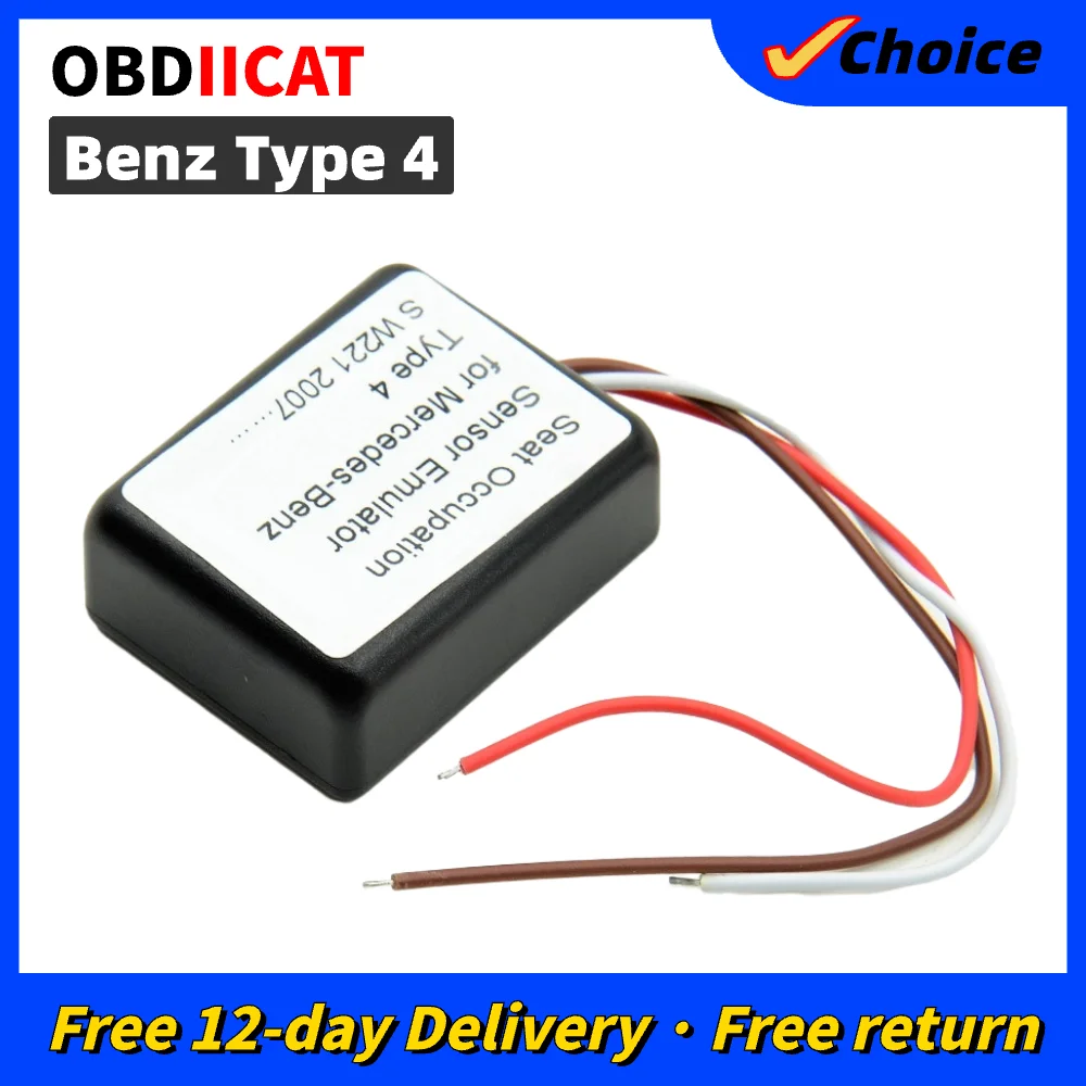 

For Merc-edes-Be-nz Type 4 support S W221 2007 Se--at Occupancy Occupation Sensor SRS Emulator