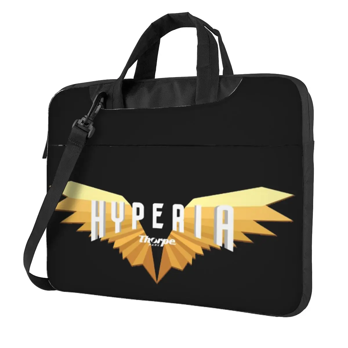 

Сумка для ноутбука через плечо с логотипом Hyperia Thorpe Park, сумка для компьютера 13, 14, 15,6 дюймов, чехол для ноутбука Macbook Pro Lenovo