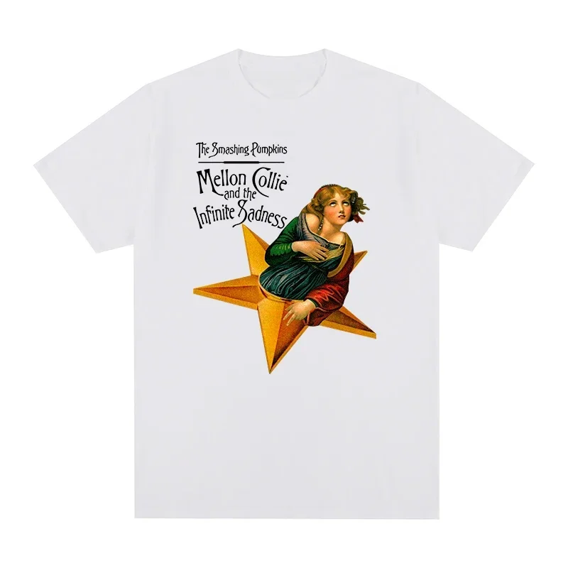 Smashing Pumpkins Vintage t-shirt Mellon Collie and the Infinite Sadness Cotton Men T shirt New TEE tops Crewneck men clothing