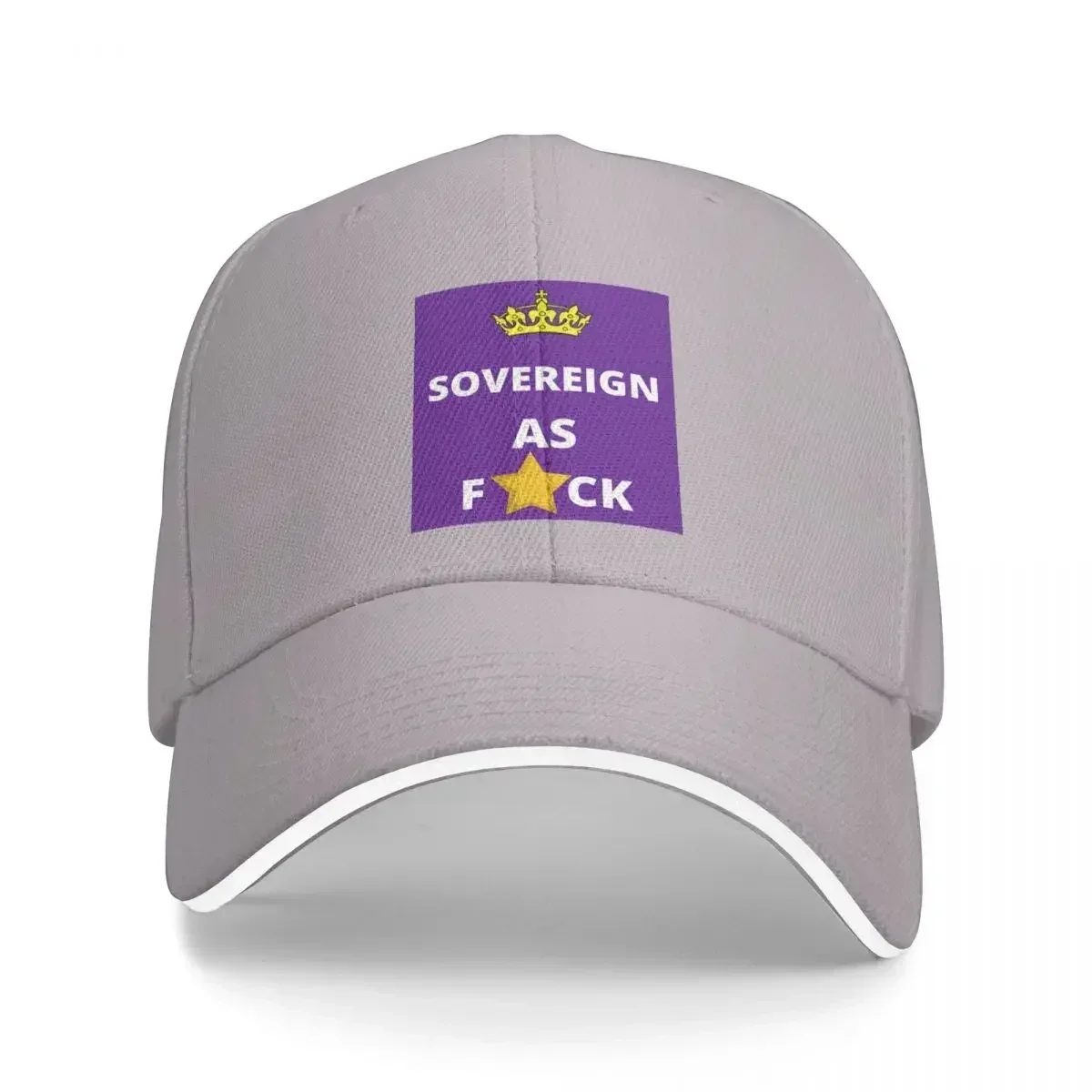 SOVEREIGN AS FCK Baseball Caps Snapback Fashion Baseball Hats Breathable Casual Outdoor Unisex Polychromatic Customizable