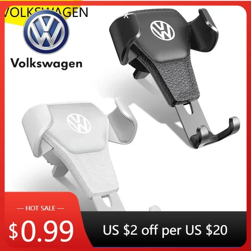 

Для Volkswagen VW 2025: Автомобильный держатель для телефона/GPS на вентиляционную решетку для VW Polo, B5, B6, B7, T4, T5, Gol