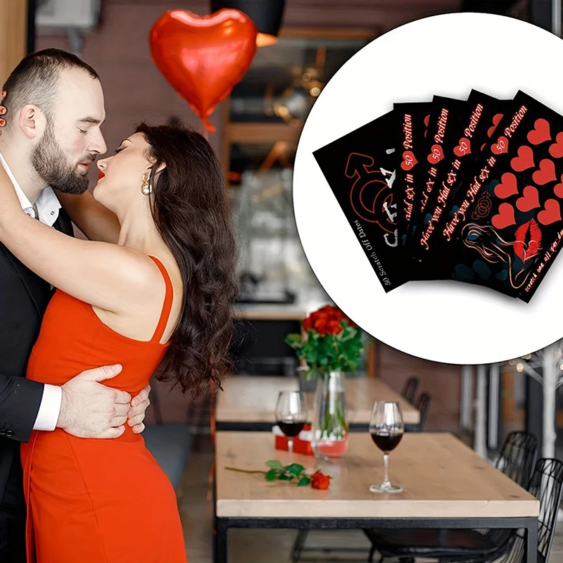 5 pezzi Naughty Scratch Card da fare tra coppie coppie giochi camera da letto gratta e vinci Poster date Scratch Off List