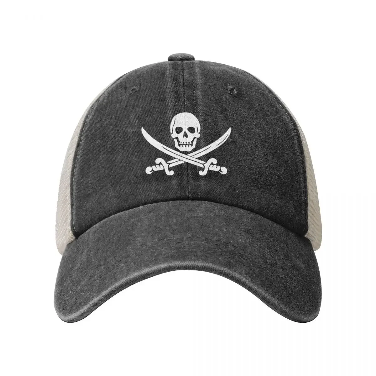 Pirate Skull Cross Swords Baseball Cap Hat Luxury Brand Ball Cap Luxury Brand Men Hats Women's