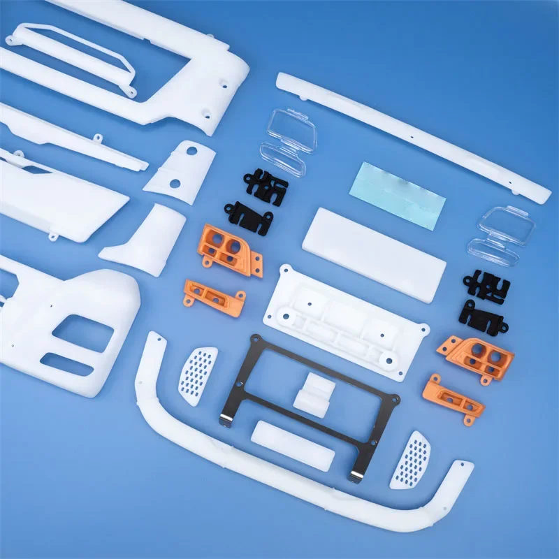 Kit inferior de cabina de plástico, escala 1:14, 1 Juego, para camión Tamiya RC MAN TGX 56325 56332 56350