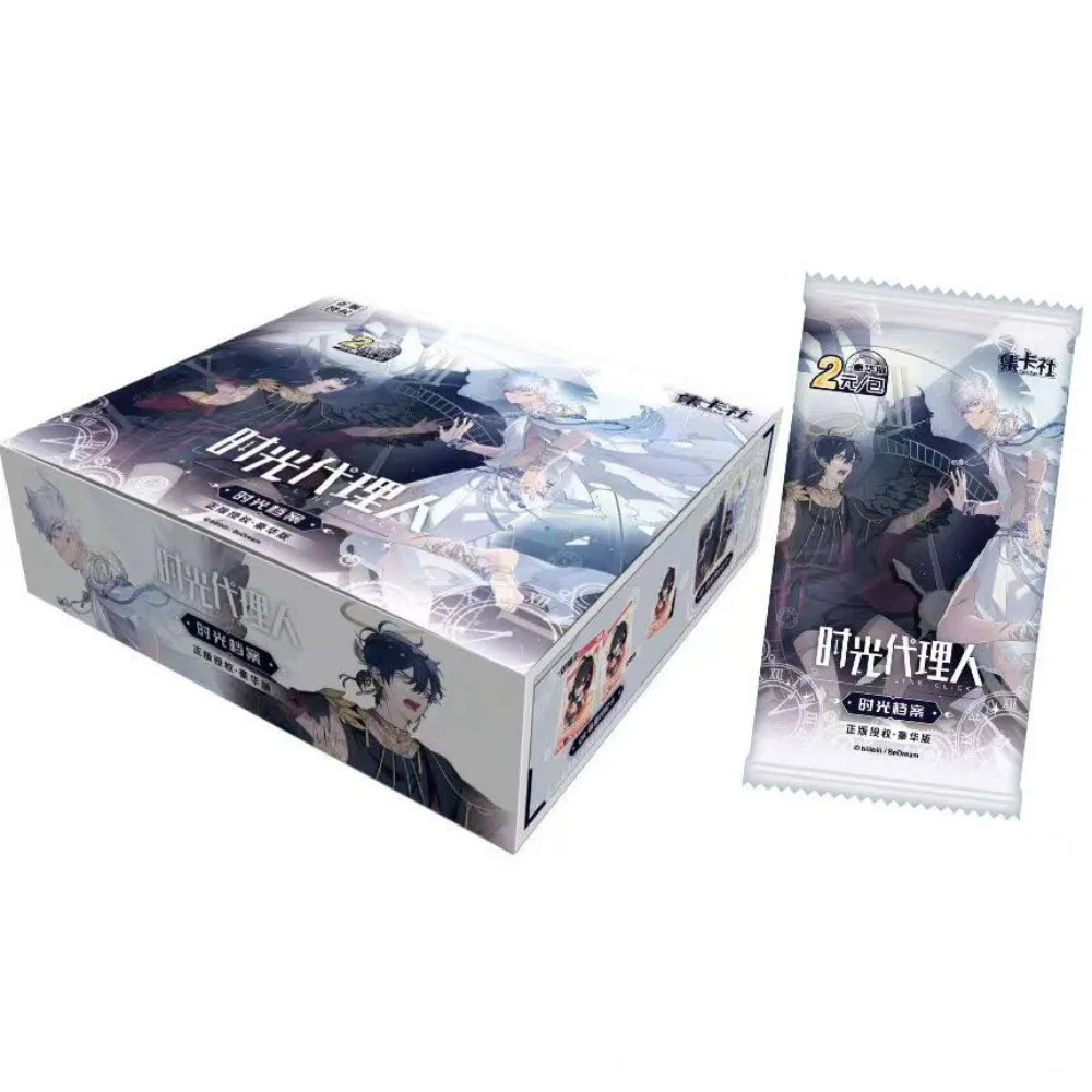 Link Click Luxury Series Trading Card Blind Box Lu Guang Cheng Xiaoshi Cute Collectible Anime Merch Surprise Birthday  Gift
