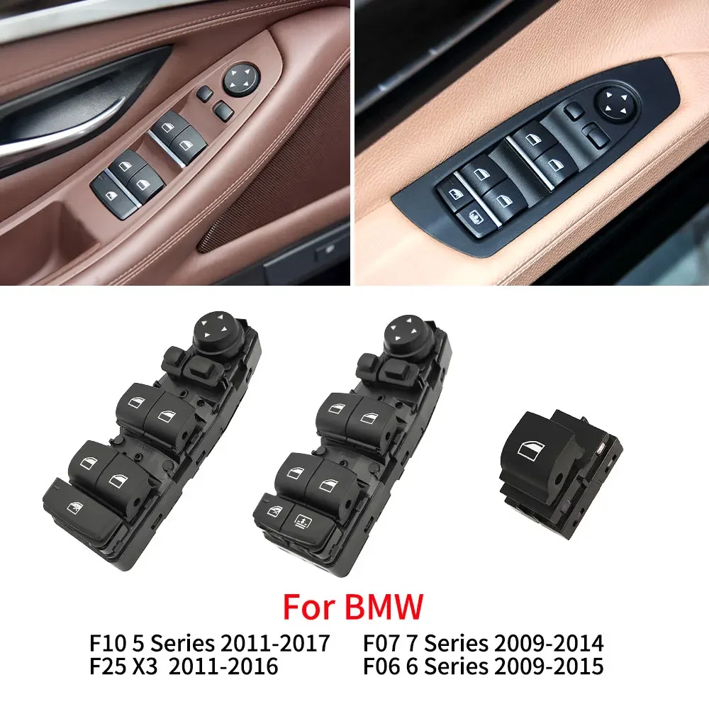 

For BMW F10 F06 F11 F02 F07 F25 Car Electric Power Master Window Switch Replacement For BMW 5 6 7 Series X3 520 535GT 630 740