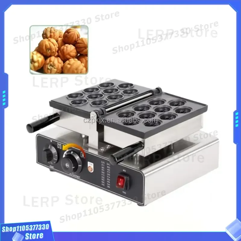 Commercial Walnut Shape Bread Maker 110V 220V Korean Snack Crisp Machine for Hotel Restaurant Bakery Equipment Food
