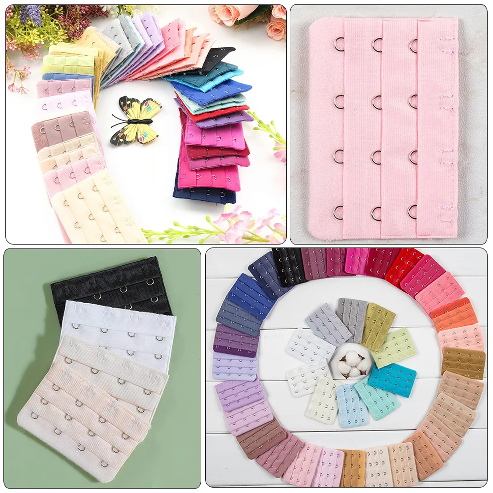 30 قطعة تمديدات حمالة الصدر السنانير ملابس داخلية مرنة تمديد أبازيم لملائمة مريحة بسط حزام المتوسع النساء الصدرية الملحقات