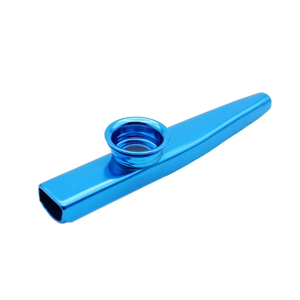 Lightweight Metal Aluminum Alloy Kazoo For Beginner Flute Instrument Music Lovers Woodwind Instrument Simple Design Portable