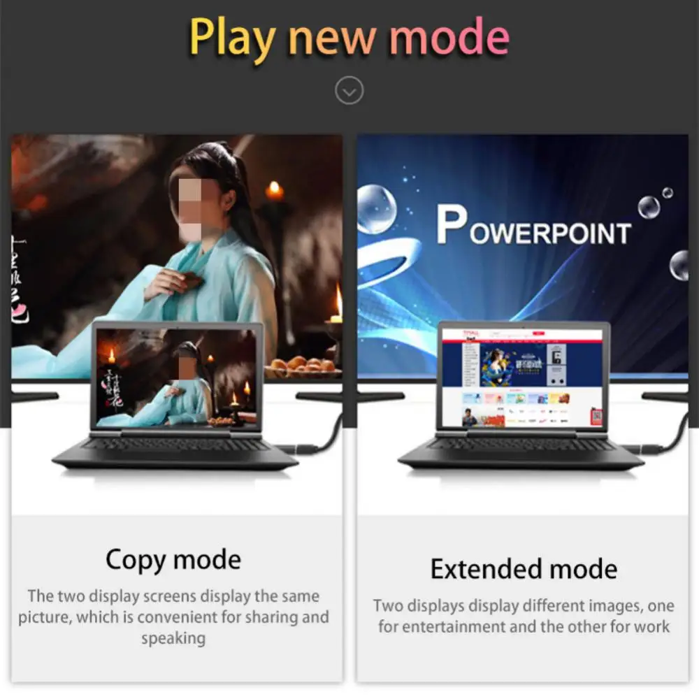 DisplayPort to HDMI-compatible Cable 1.8M 1080P Display Port DP to HDMI-compatible Cable for Connecting Laptop to Projectors