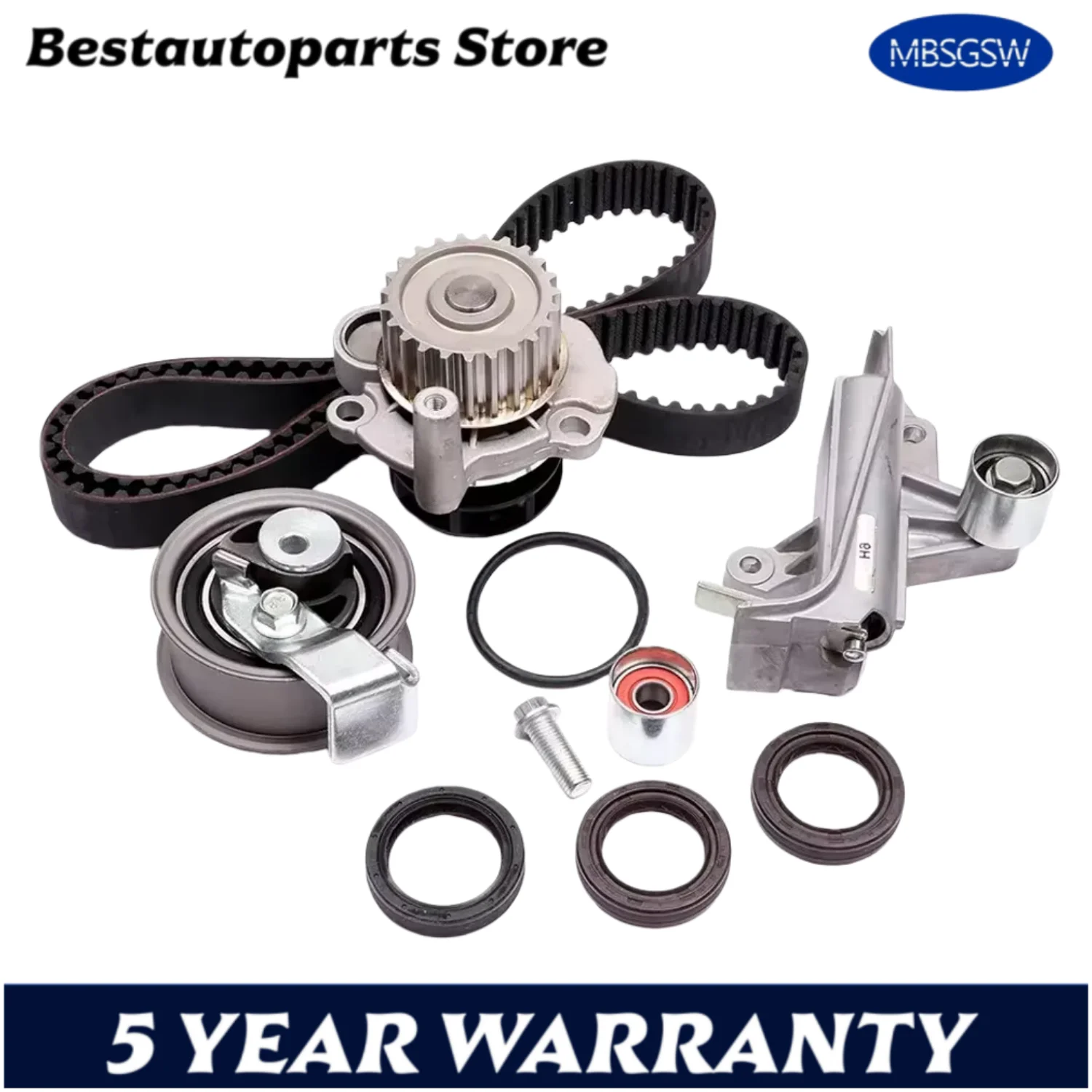 Kit de bomba de água para correia dentada, peças de motor automotivo para audi volkswagen a4 passat 1.8l 1.8t l4 gás dohc turboalimentado 1.8 l t 1999-2006