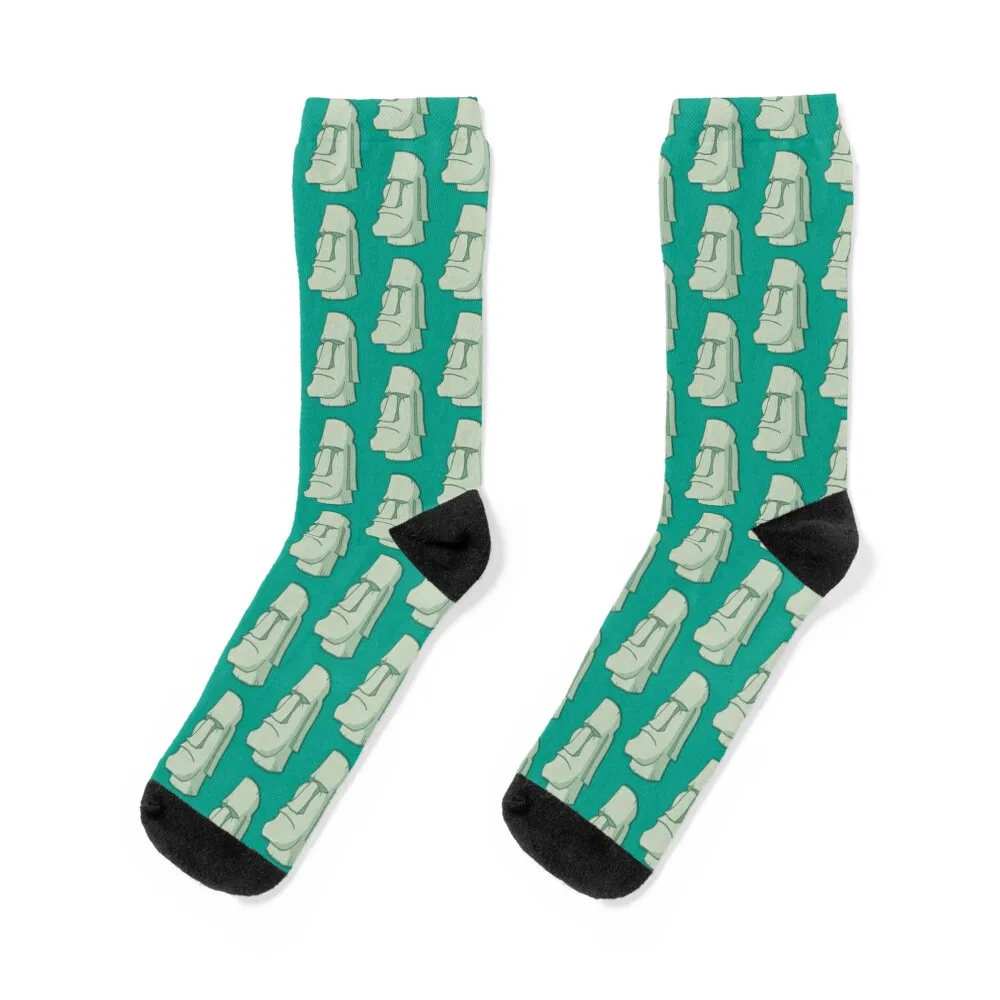 

Easter Island Moai Socks