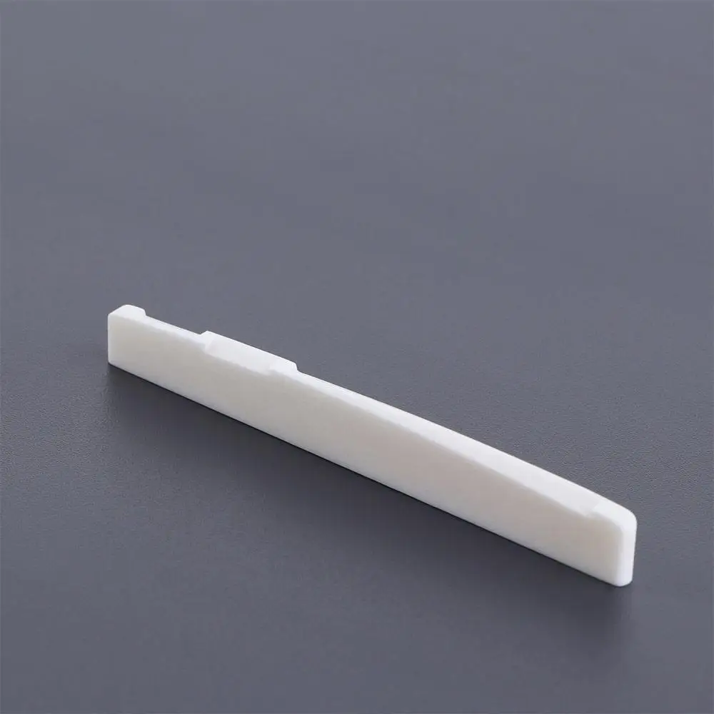 Bone Guitar Parts Stringed Instruments 6 String Guitar Accessories Bone Bridge Acoustic Guitar Saddle and Nut Guitar Bridge