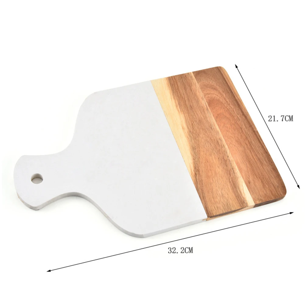 

Marble Cutting Board Large Size Safe Material Vegetable Fruit Meat Bread Slicer With Handle Hole Hanging Kitchen Tool chopping