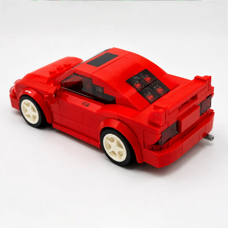 qwert Furious Movies Model MOC Building Bricks Sports Car Modular Technology Assemble Children Toys Suit Gifts Holiday