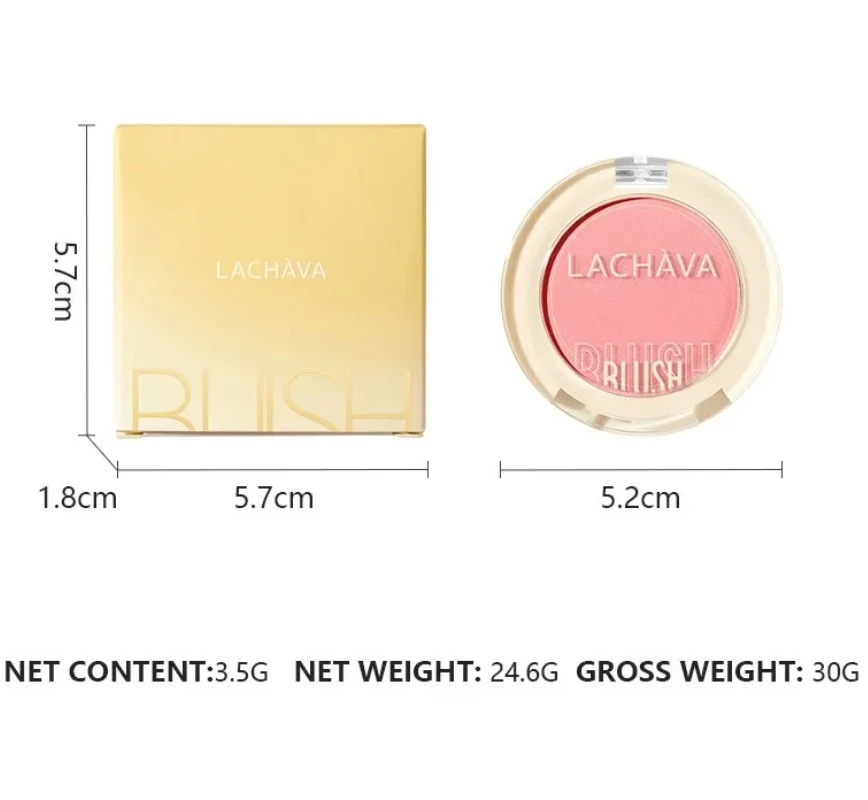 High Quality Single Color Blusher Matte Nude Highlight Blushe Makeup 12 Colors Pearlescent Glitter Blush Natural Rouge Cosmetics