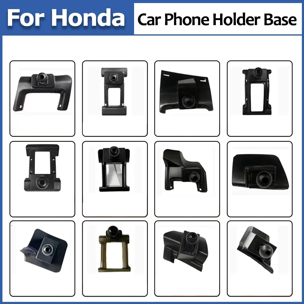 Car Bracket Base For Honda CIVIC Accord CRV Odyssey Vezel FIT AVANCIER Car Phone Holder Base Buckle Auto Parts