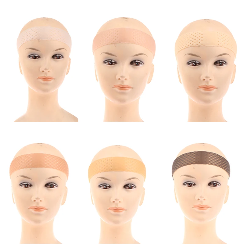 1PC Silicon Wig Band Top Wig Grap Silicon Wig Grip Tranparent Black Nude Brown Headband For Fix Wigs