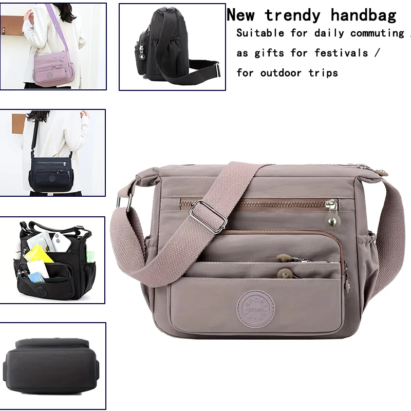 

Neutral style backpack for men and women with multiple compartments and a spacious interior, suitable for traveling and shopping