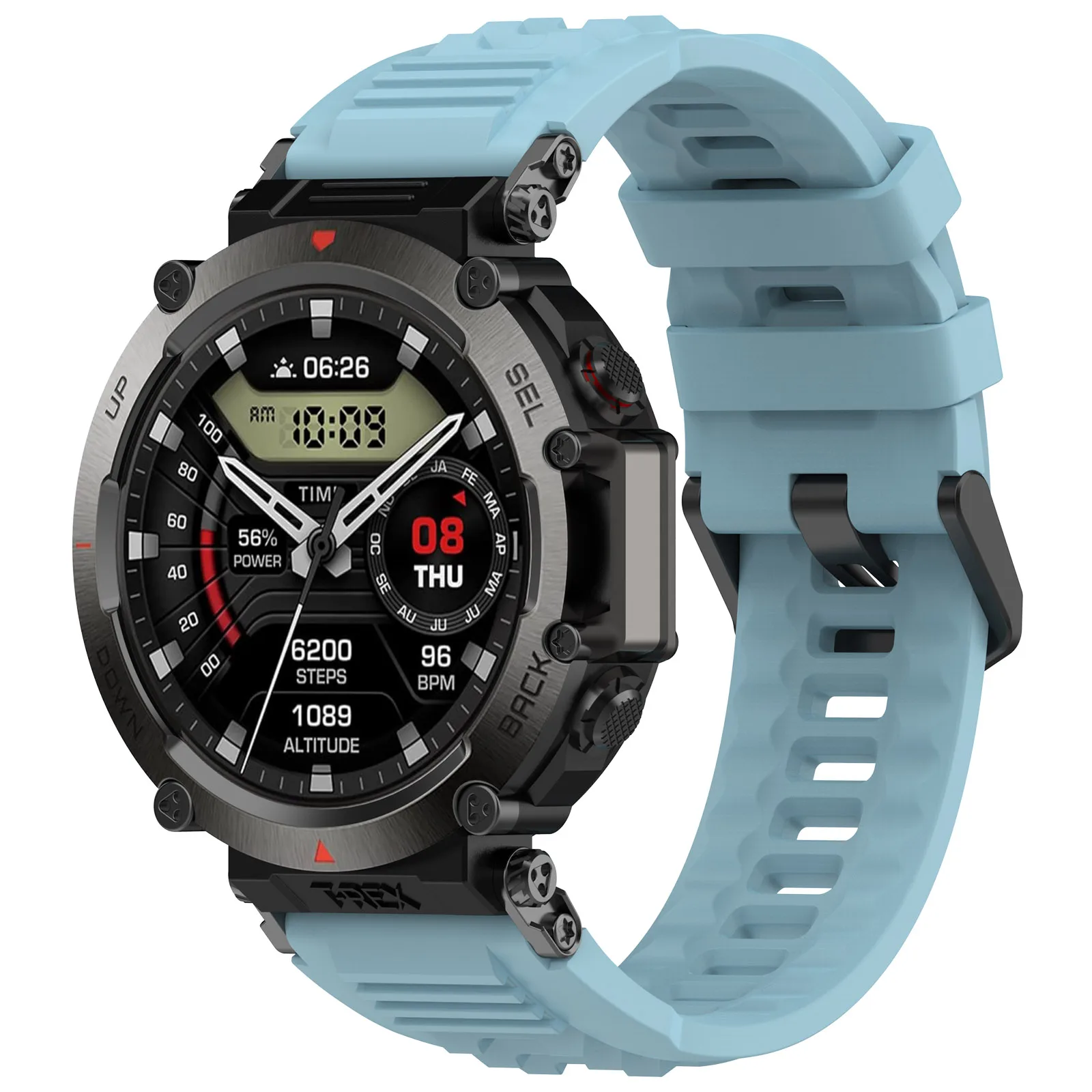 Cinturino Smart Watch per Xiaomi Huami Amazfit T-rex cinturino in Silicone Ultra sostitutivo per Amazfit T Rex Ultra A2142 Correa