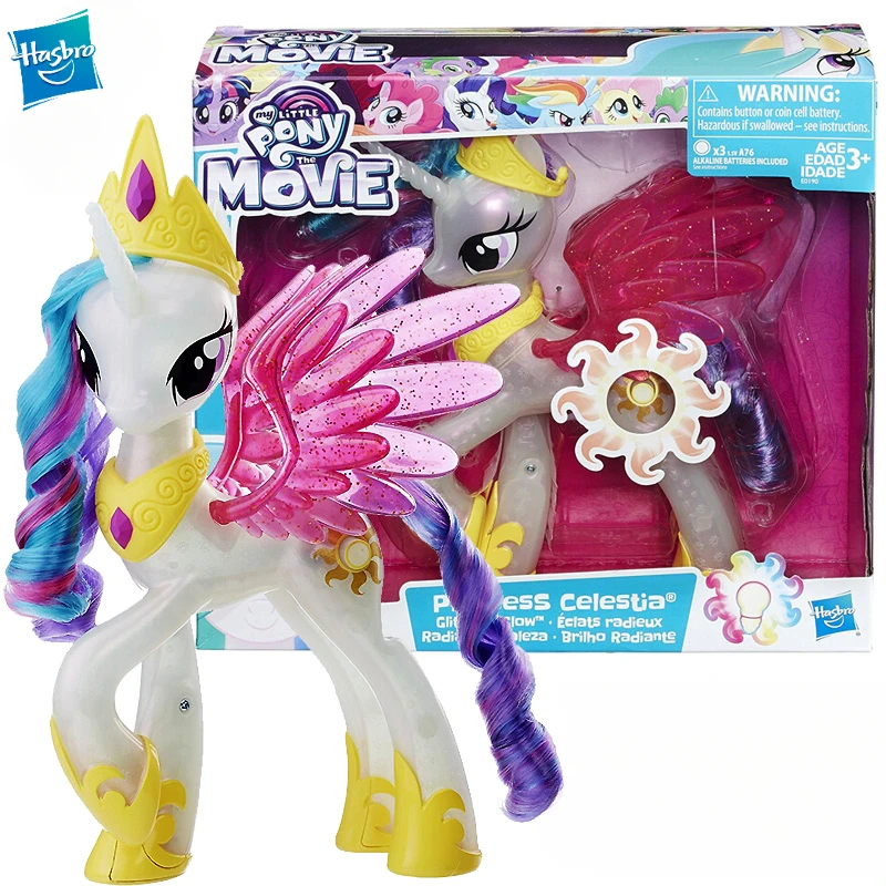 

Оригинальная светящаяся Корона Hasbro My Little Pony Princess Celestia, коллекция милых игрушек для девочек, милый подарок на день рождения и Рождество