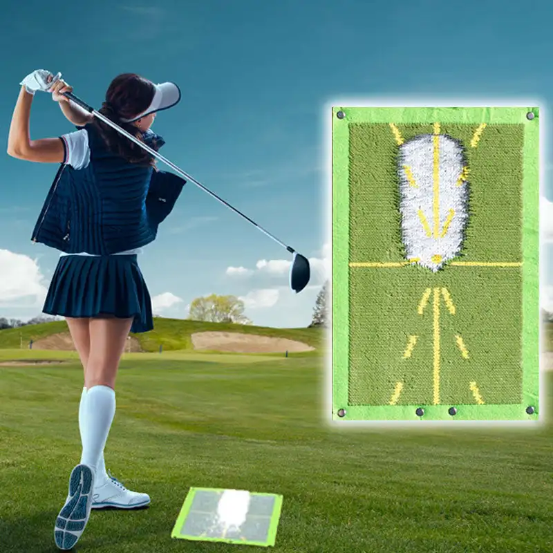 Alfombrilla de entrenamiento de Golf para detección de Swing, alfombrilla de detección direccional, almohadillas de Swing path, almohadillas de práctica de Swing