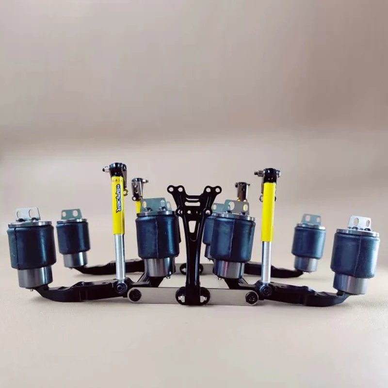 8 Air Spring Suspension for Tamiya 1/14 RC Truck for SCANIA 770S R620 for Volvo FH16 for ACTROS 3363 Car Accessories