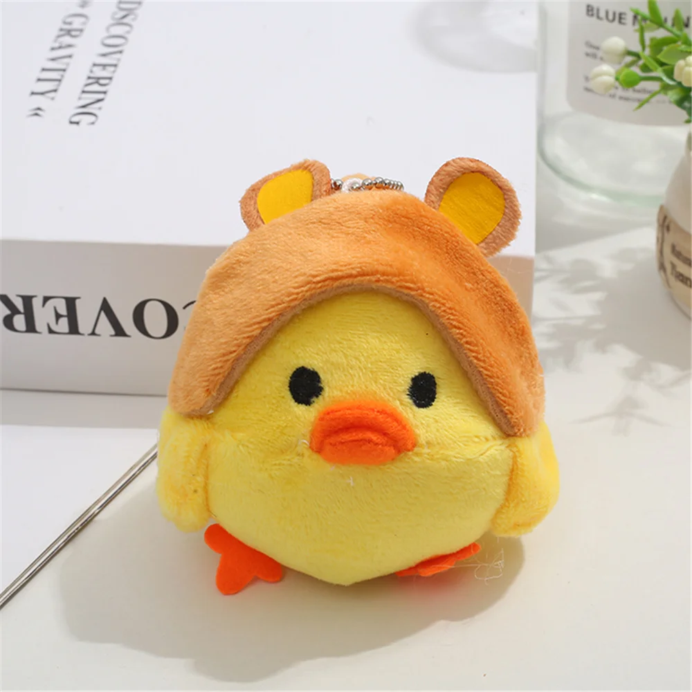 6CM Duck Chicken Gift , Cotton Stuffed Plush Key Chain Toy