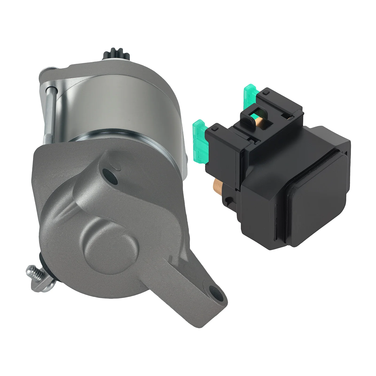 

Starter Motor & Relay for Yamaha WR450F 2003-2006 5TJ-81890-20-00 Silver 12V