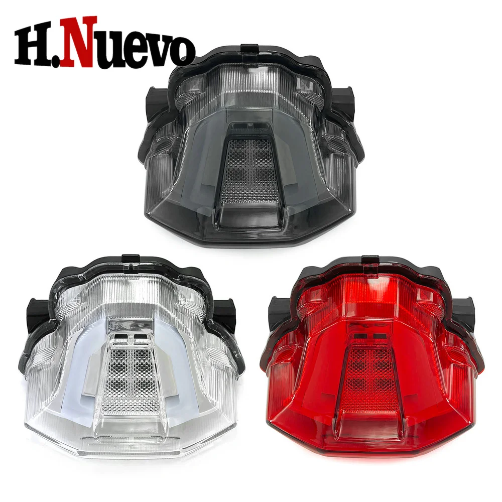 Immagine 3: Luce Posteriore per Moto Compatibile con Yamaha MT-07 MT07, Luce LED Integrata per Freni e Indicatori di Direzione, Accessori 2018-2025