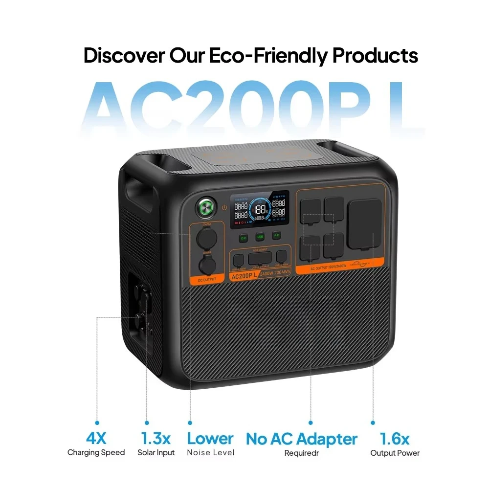 Portable Camping Power Bank Solar Standby Power Lithium Battery MPPT Controller Pure Sine Wave Cigar Lighter for Car Solar Use
