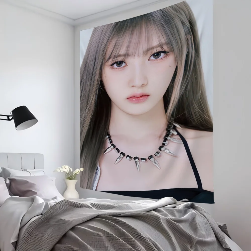 

Rami Korean Girl Group B-BABYMONSTER Tapestry Room Decor Wall Cloth Party Hanging Background Room Decor Baby Room