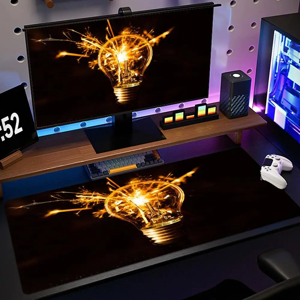 Mouse pad grande para jogos, mouse pad para computador, mesa simples, teclado de escritório