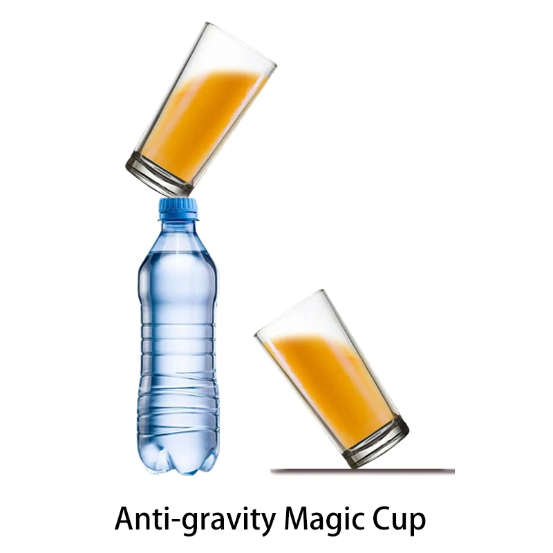 Anti-gravity Magic Cup Close up Magic Visual Magic Hallucinatory Magic Easy to do for Beginner