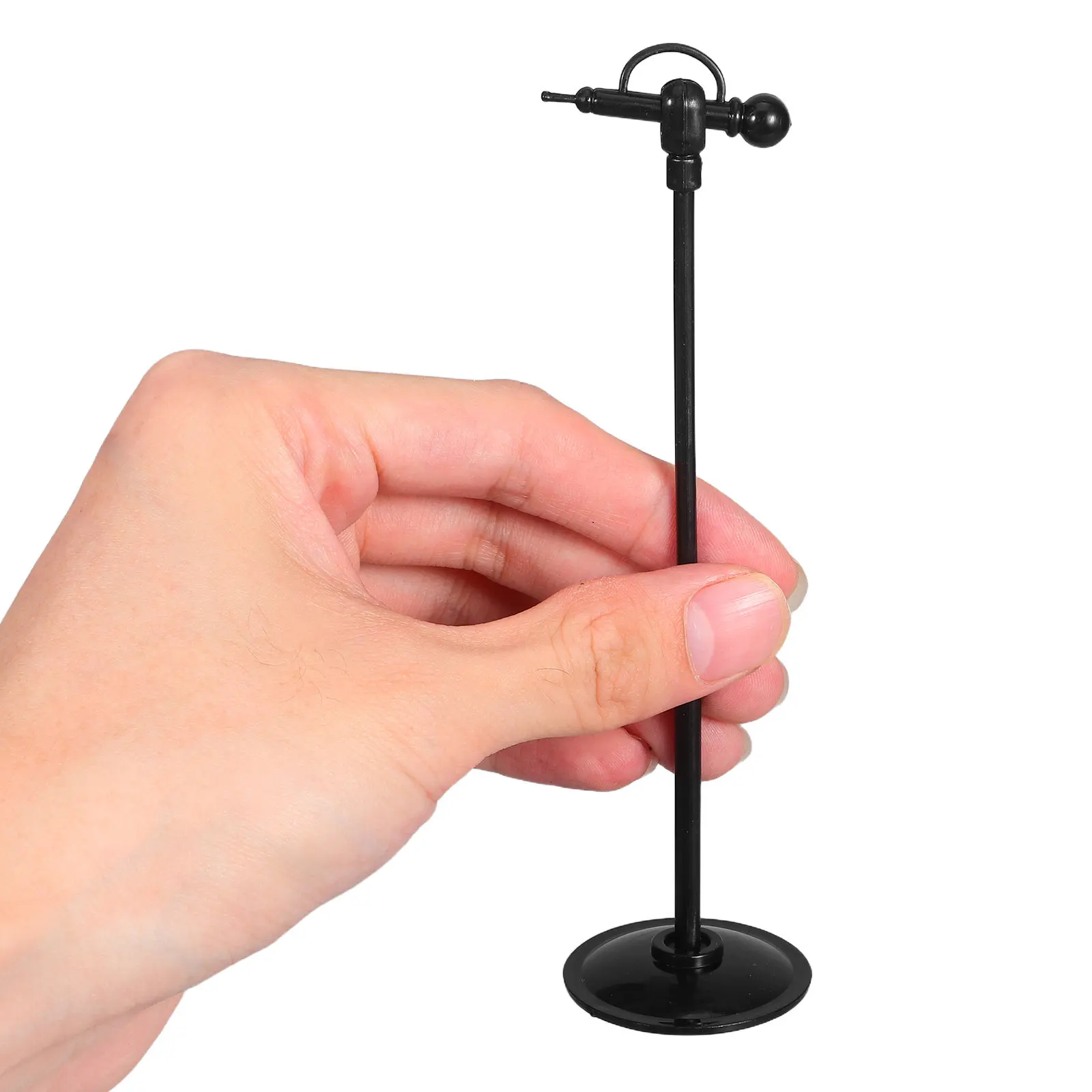 

60Pcs Miniature Microphone Simulation Stand Scene Accessories Pretend Microphone Prop Party Decoration Landscape