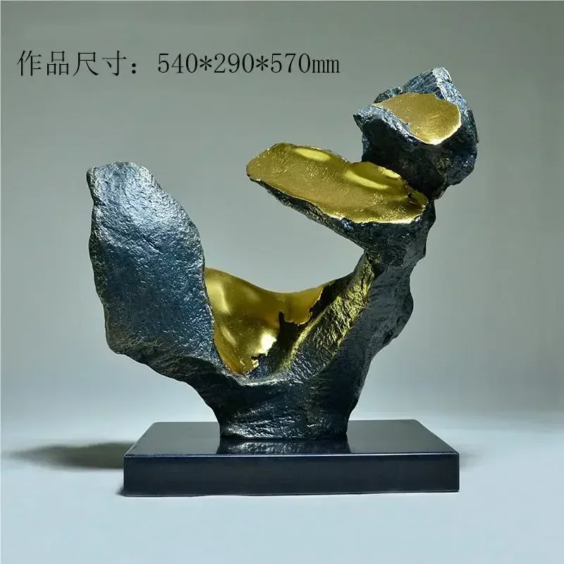

Modern minimalist home accessories hotel living room decorations sample room fiberglass abstract sculpture entrance ornaments