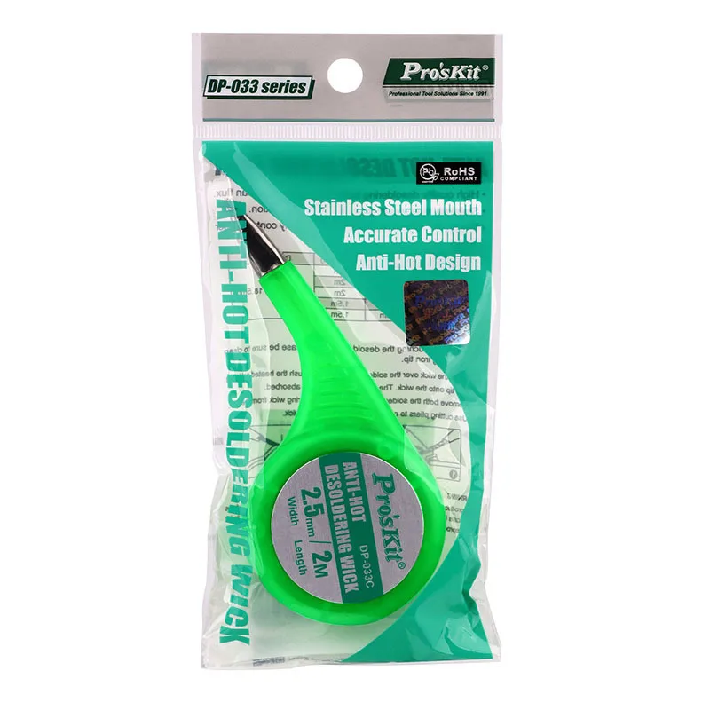 Dispenser per saldatura ventosa per vuoto dissaldatura dissaldatura stoppino treccia saldatura stoppino ventosa con rotella 1 pz