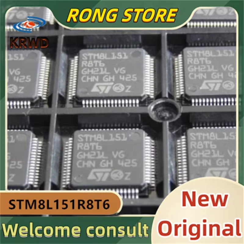 

5PCS 8L151R8T6 New and original STM8L151R8T6 LQFP64