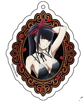 لعبة Ainz Ooal ثوب Albedo Shalltear Bloodfallen Narberal المفاتيح دمية أنيمي الاكريليك كيرينغ قلادة للهدايا