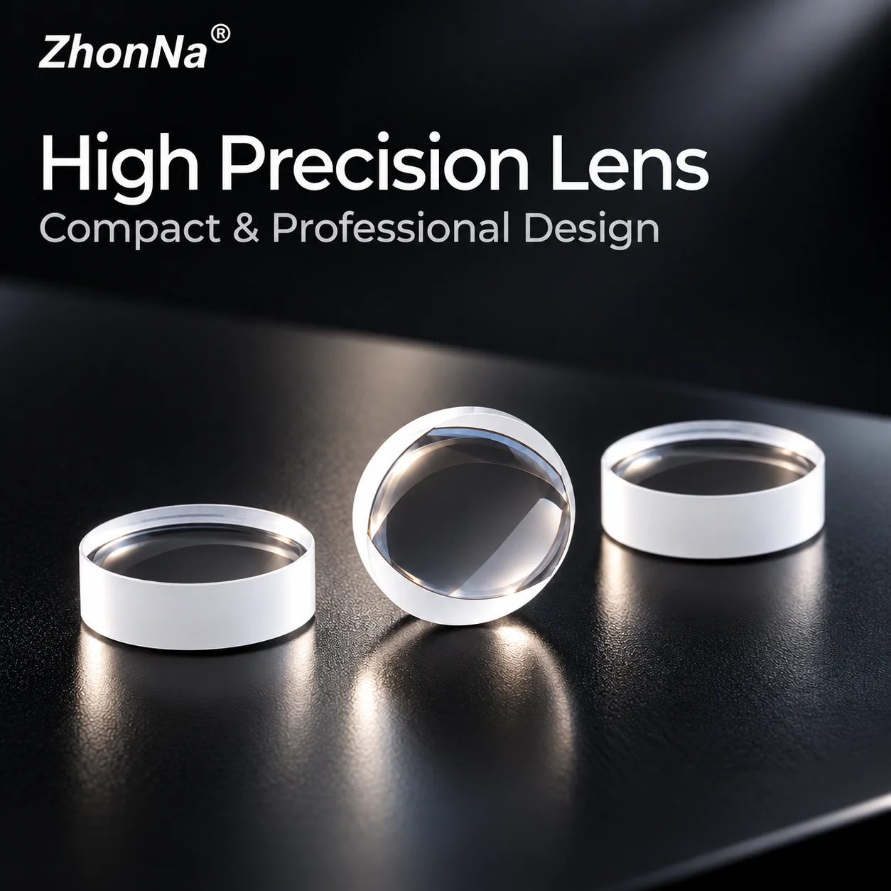 ZhonNa 8mm Diameter Glass Optical Focusing Lens Model B5 Laser Installation Part for Tire Wheel Alignment Positioning Tools
