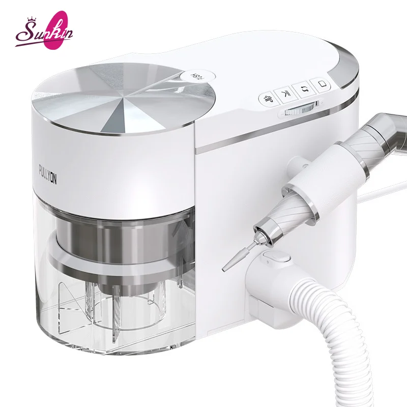 

STLF Brushless Turbine Silent Strong Suction Nail Polisher with Nail Dust Collector 2 in 1 Nail Vacuum Cleaner