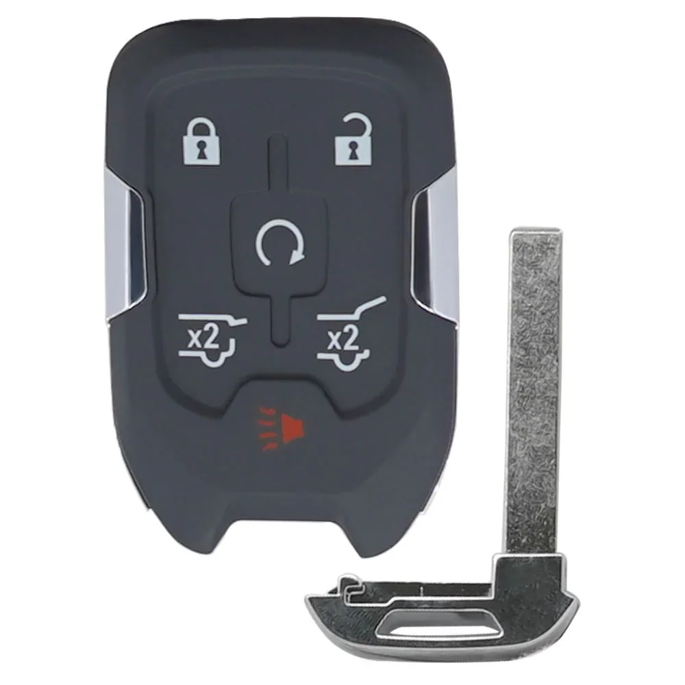 XRNKEY Smart Keyless Fob Shell for Chevrolet Tahoe Silverado Suburban Tahoe GMC Sierra Acadia Terrain YUKON Remote Key