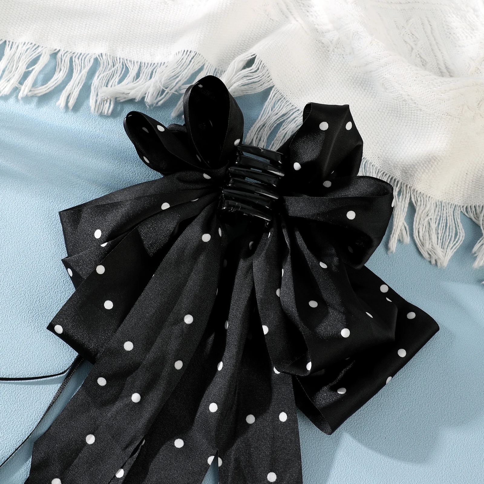 AWAYTR милый бант, лента для волос, коготь, цветочная бабочка, шифоновый бант, заколка для волос, заколка для волос, головной убор, заколка с бантом в горошек