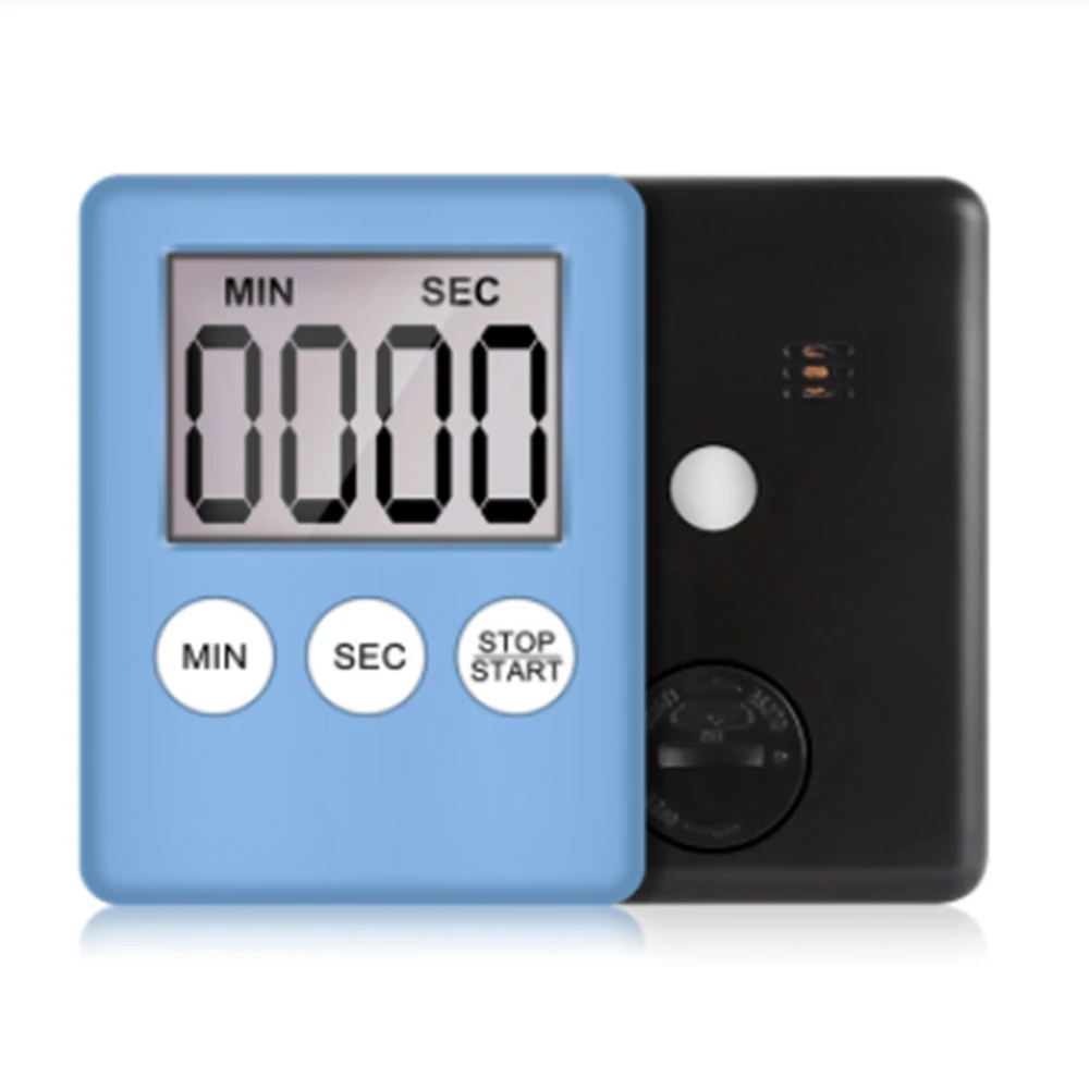 Il Timer da cucina digitale ultrasottile con Display LCD posteriore magnetico può visualizzare gli accessori per il promemoria del conto alla rovescia dei minuti