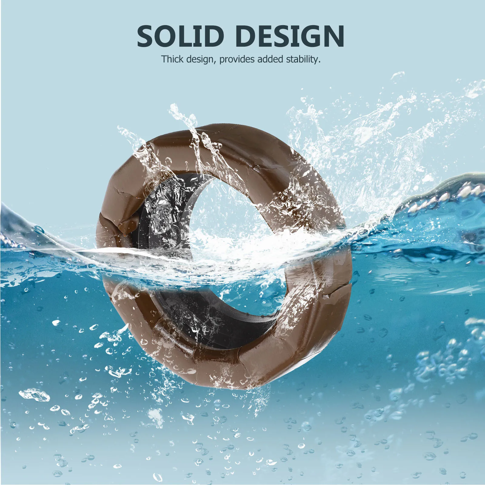 

Sturdy Toilet Bowl Wax Seal Ring Heavy Duty Flange for All Standard Toilets Anti Leak Replacement Wax Ring with Enhanced