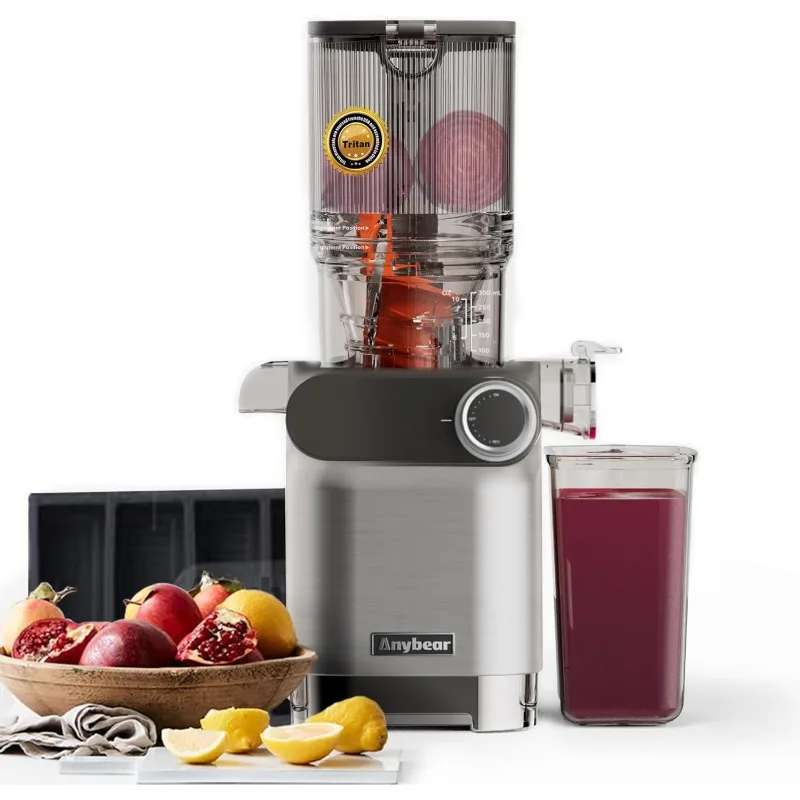 Cold Press Juicer, 200W Masticating Slow Juicer 4.3