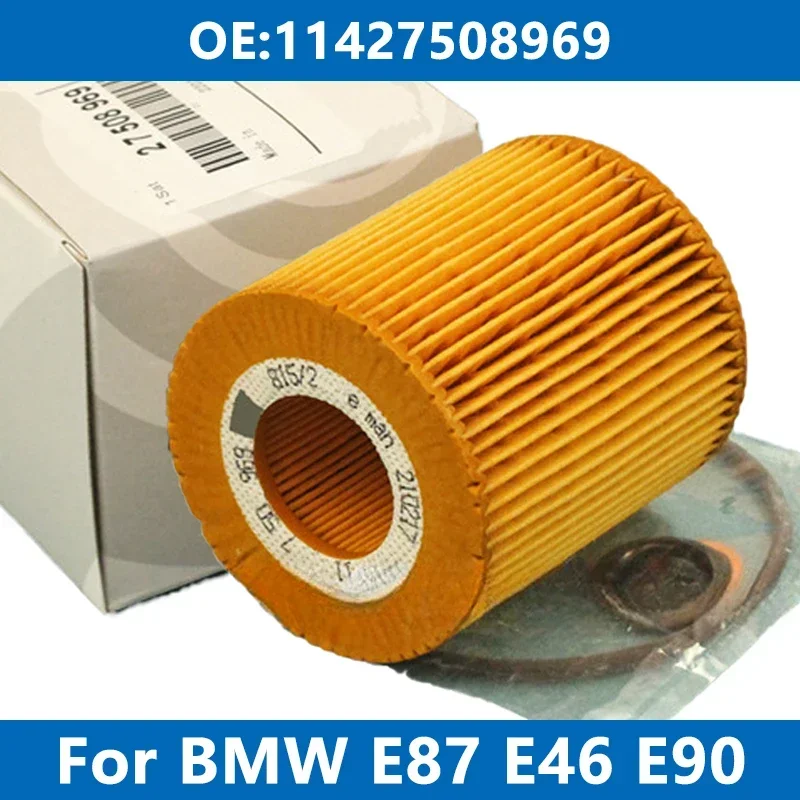 

Car Oil Filter Kit 11427508969 For BMW E81 E87 E46 E90 E91 Touring E92 E60 E83 E84 116i 118 120 316i 318 320i 520i X1 X3 Engine