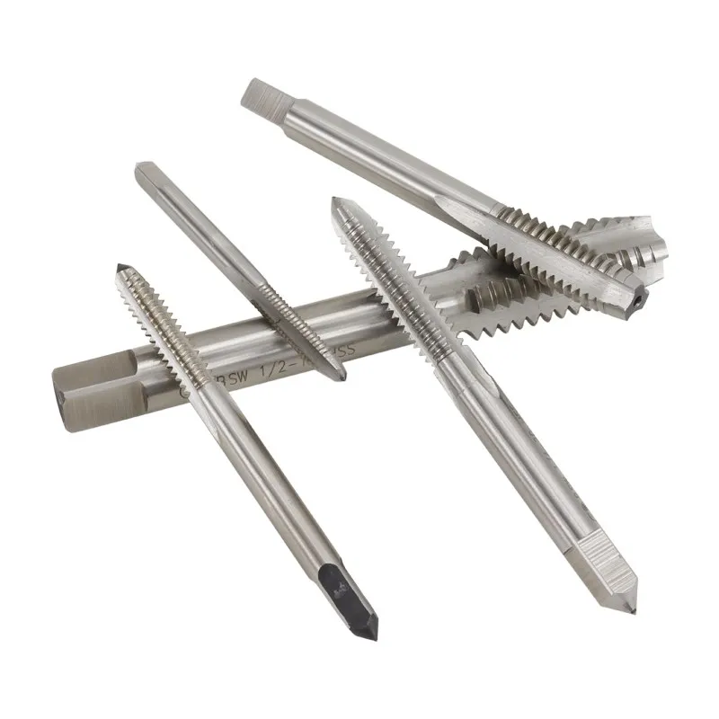  Thread Tap And Round Die Set HSS Screw Tap BSW 5/32-32 3/16-24 1/4-20 5/16-18 1/2-12 5/8-11 Plug Tap Hand Tools 2pcs