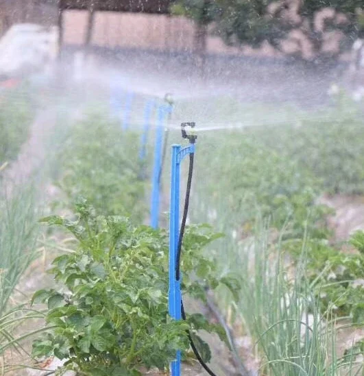 Hot sale  agriculture watering system Rotary Micro sprinkler plastic irrigation sprinkler with 40cm stake