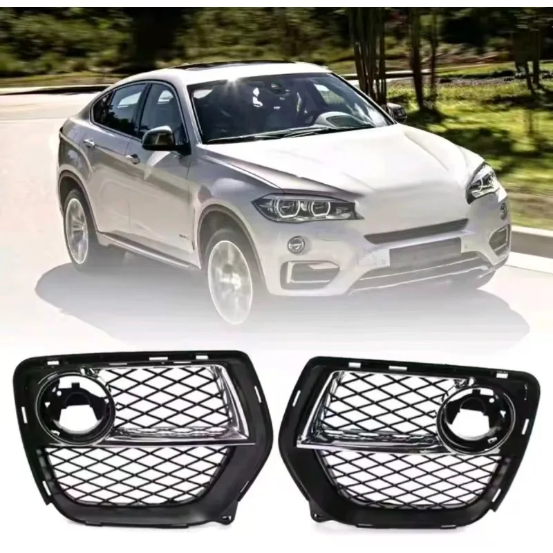 02DE 51117312605 51117312606 Auto Accessories Front Bumper Fog Lamps Frame Grille Mesh Grille with Trim for 2012-2014